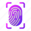 fingerprint, scan, biometric, secure, identification, touch id, recognition 