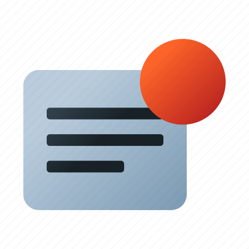 Notification, alert, warning, mail, message icon - Download on Iconfinder