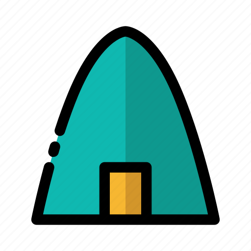 Building, camping, home, house, tent icon - Download on Iconfinder