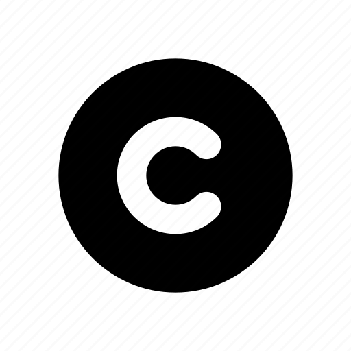 Copyright symbol, copyright, author, owner, license, solid icon - Download on Iconfinder