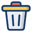 backet, bin, rubbish, trash, waste 