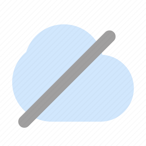Offline, server, cloud off, disconnect, cloud icon - Download on Iconfinder