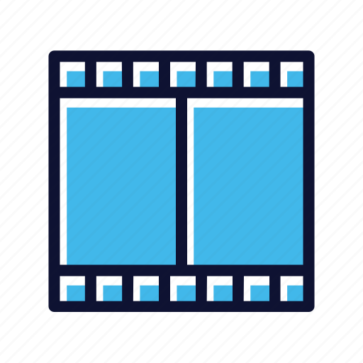 Filled, gallery video, ui, video, movie, film, play icon - Download on Iconfinder
