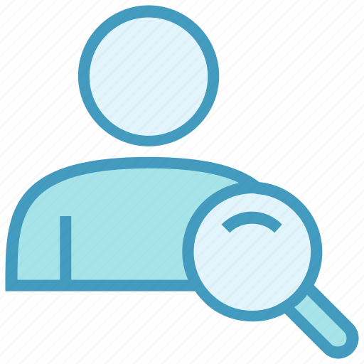 Find, magnifier glass, male, people, person, user icon - Download on Iconfinder