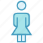 avatar, female, people, person, profile, stand, user 