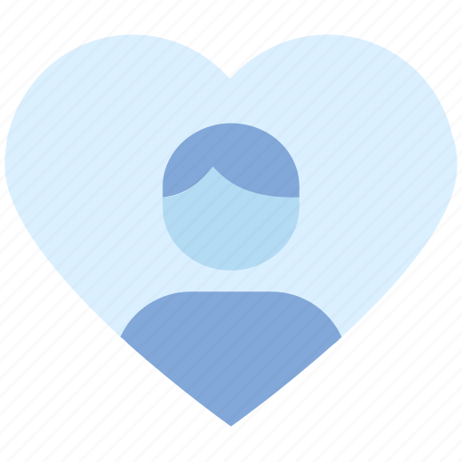 Heart, love, male, people, person, user icon - Download on Iconfinder