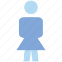 avatar, female, people, person, profile, stand, user