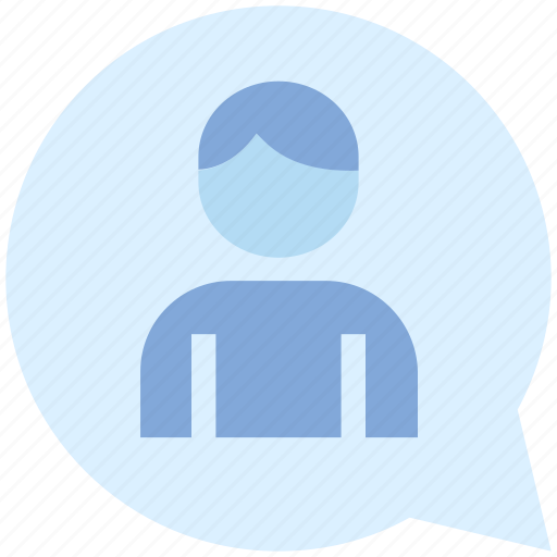 Chat, male, message, stand, support, talk, user icon - Download on Iconfinder