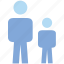 avatar, dad, people, person, son, stand, user 
