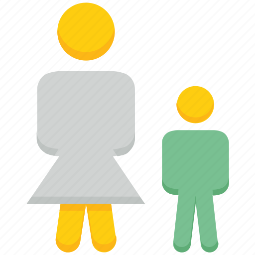 Avatar, mom, people, person, son, stand, user icon - Download on Iconfinder