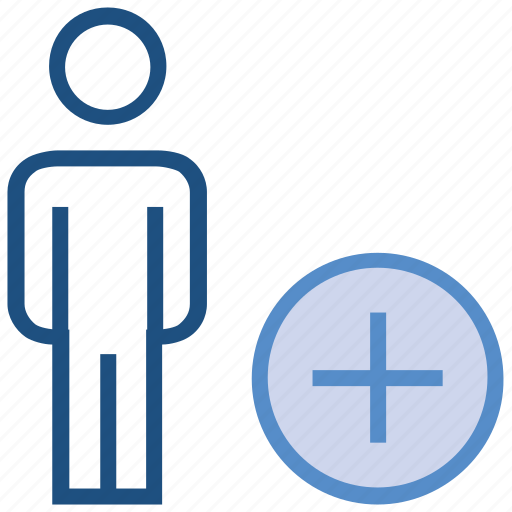 Add, male, people, person, plus, stand, user icon - Download on Iconfinder