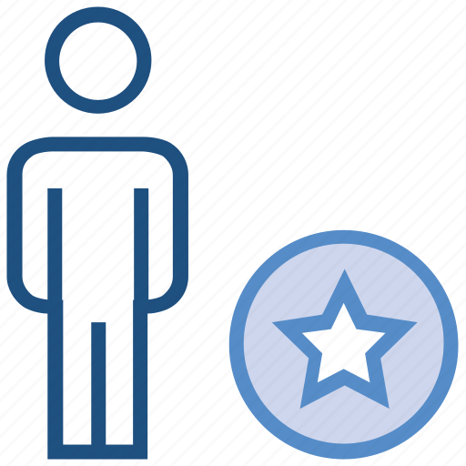 Favorite, male, people, person, stand, star, user icon - Download on Iconfinder