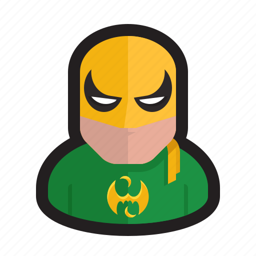 Marvel, iron fist, defenders, superhero icon - Download on Iconfinder