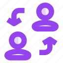 change, user, edit, account, exchange, profile