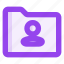 user, folder, 1 