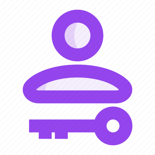 User, key, secure, account, man icon - Download on Iconfinder