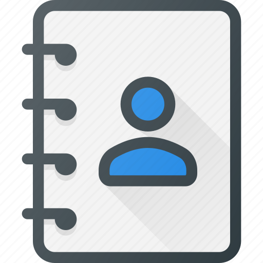 Address, book, contact, notebook, office, phone icon - Download on Iconfinder