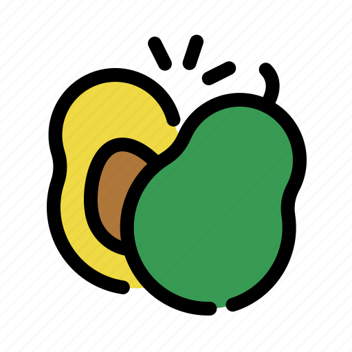 Avocado, chop, cooking, food, fruit, slice icon - Download on Iconfinder