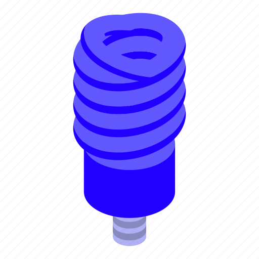 Uv, lamp, led, bulb, isometric icon - Download on Iconfinder