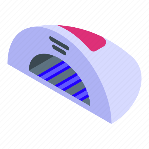 Uv, lamp, manicure, isometric icon - Download on Iconfinder