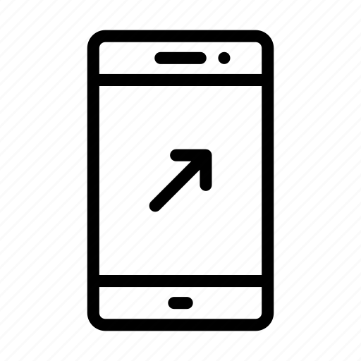Mobile, arrow, design, ui, phone icon - Download on Iconfinder