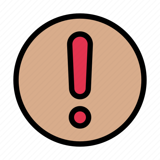 Alert, error, warning, disclamation, caution icon - Download on Iconfinder