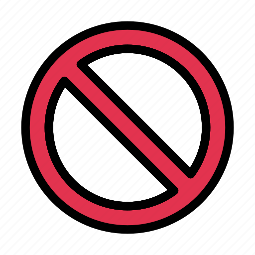 Block, banned, stop, notallowed, restricted icon - Download on Iconfinder