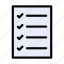 checklist, tasklist, survey, design, sheet 