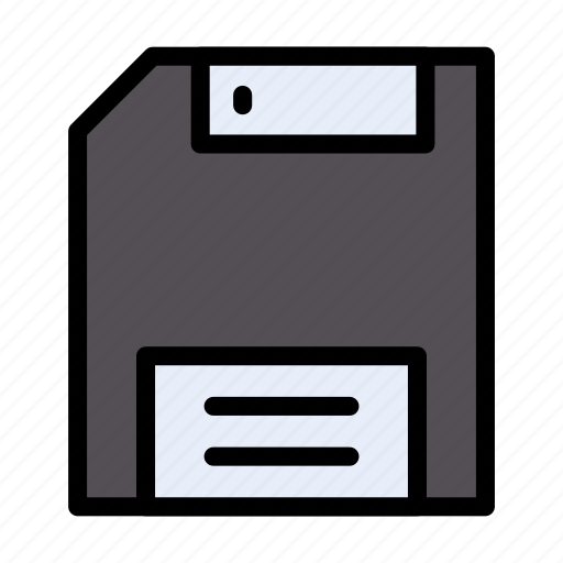 Floppy, save, diskette, ui, memory icon - Download on Iconfinder