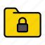 folder, lock, protection, directory, files 