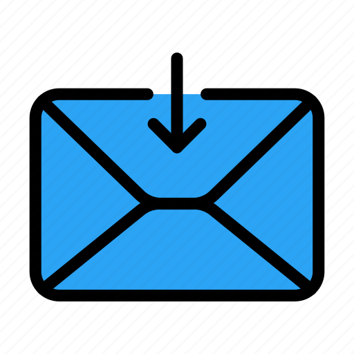 Inbox, email, message, download, ui icon - Download on Iconfinder