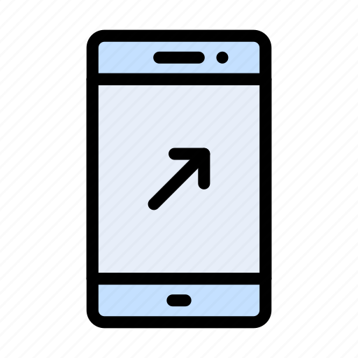 Mobile, arrow, design, ui, phone icon - Download on Iconfinder