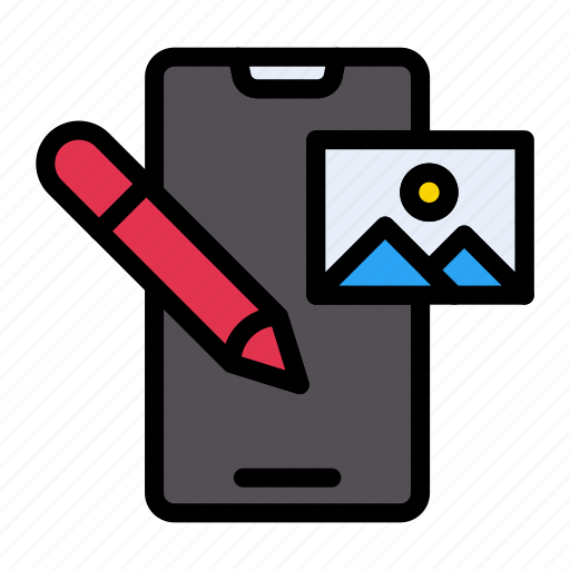 Mobile, design, picture, photo, edit icon - Download on Iconfinder