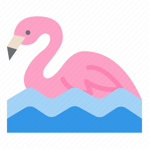 Animal, flamigo, nature, water icon - Download on Iconfinder