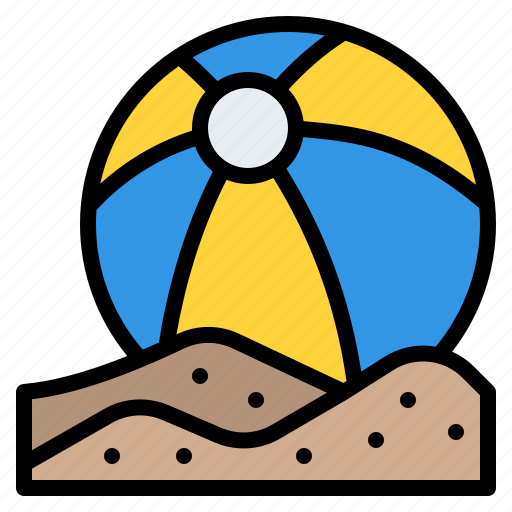 Ball, beach, sand, sport, voleyball icon - Download on Iconfinder