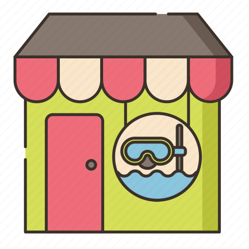 Dive, shop, shopping, scuba icon - Download on Iconfinder