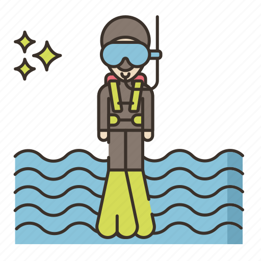 Snorkeling, diving, scuba, sea icon - Download on Iconfinder