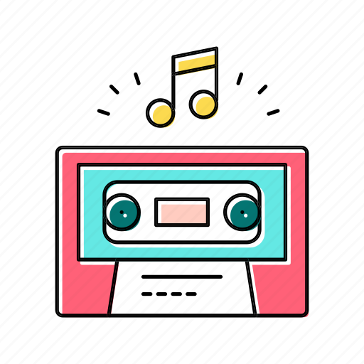 Audio, guide, cassette, rentals, place, travel icon - Download on Iconfinder