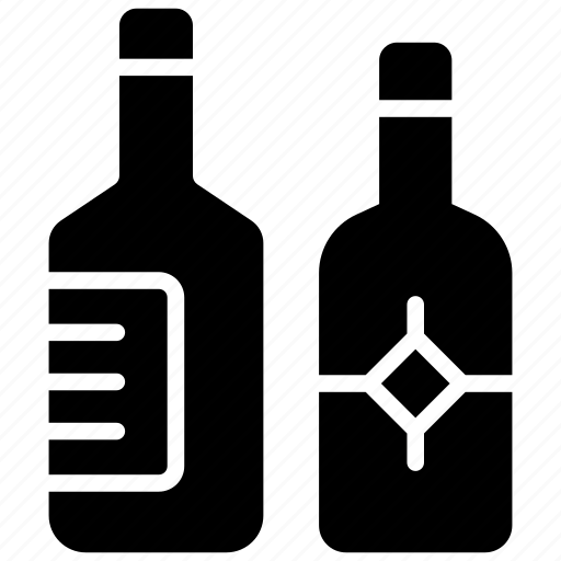 Alcohol bottles, beverage, champagne, drink, wine bottles icon - Download on Iconfinder