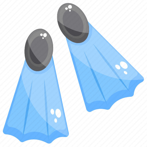 Flippers, footwear, silifins, swim fins, swimming accessory icon - Download on Iconfinder