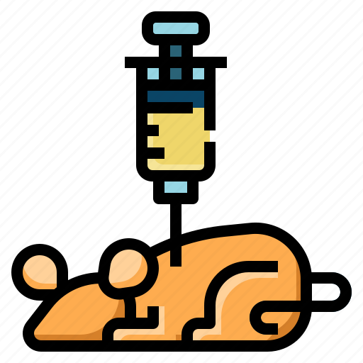 Animal, testing, rat, experiment, syringe, laboratory icon - Download on Iconfinder