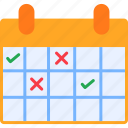 calendar, appointment, confirm, date, event, schedule, checkmark, icon