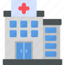 hospital, building, clinic, healthcare, icon