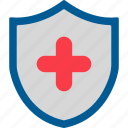 shield, health, hospital, protect, protection, safety, secure, icon