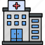 hospital, building, clinic, healthcare, icon 