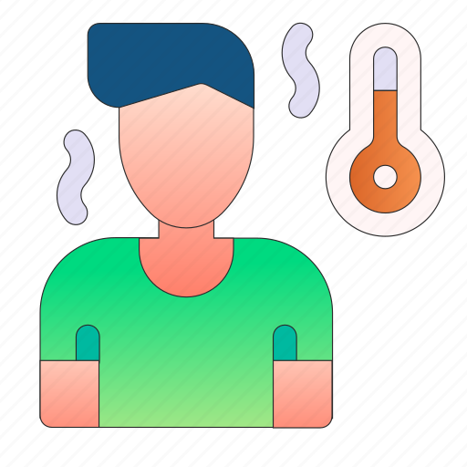 Fever, thermometer, symptom, illness, high temperature, covid19, vaccination icon - Download on Iconfinder