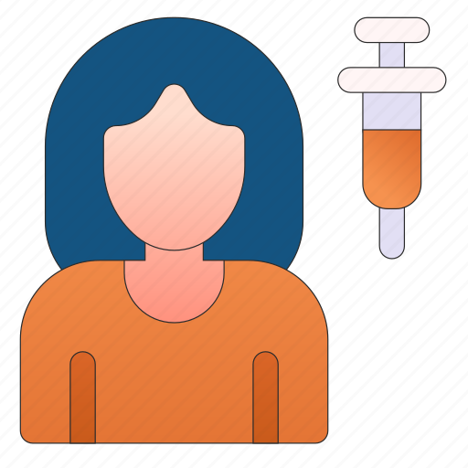 Women, avtar, female, vaccine, covid19, injection, woman icon - Download on Iconfinder
