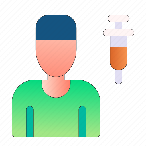 Avtar, injection, vaccine, man, elder, vaccination, covid19 icon - Download on Iconfinder