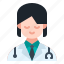 doctor, user, woman, avatar, healthcare, professions, jobs, vaccine 