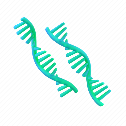 Genetic, dna, biology, molecule, science, spiral, helix 3D illustration - Download on Iconfinder